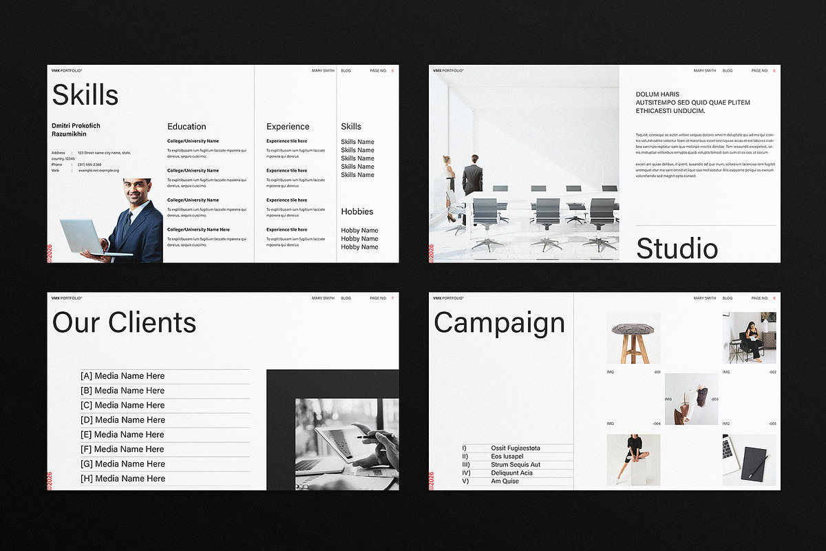 Agency Portfolio Presentation, a Presentation Template by E-Type (Photo 3 of 6)