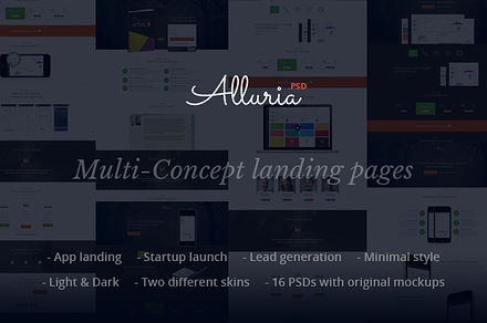 Alluria Multi-Concept Landing Pages