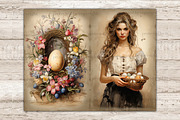 Victorian Easter Junk Journal, a Person Illustration by GlamArtZhanna (Thumbnail 4 of 10)