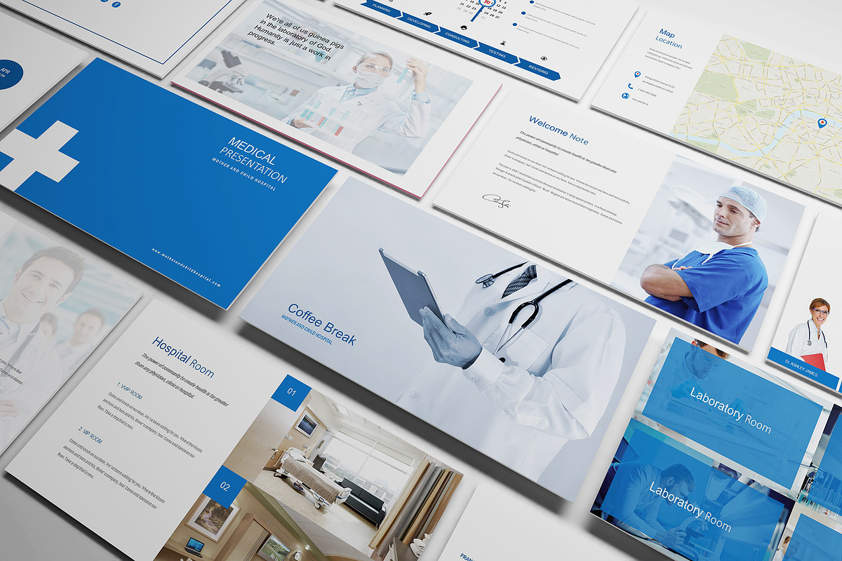 Medical and Hospital Powerpoint, a Presentation Template by Incools Stokie (Photo 3 of 10)