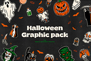 Halloween Graphic Pack 40+, a Graphic by Ryan Rivaldo Vierra (Thumbnail 1 of 6)