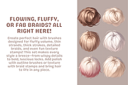 Procreate Ultimate Hair Brushes, a Brush Add-On by Cozy Brushery (Thumbnail 4 of 10)