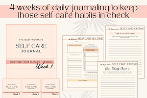 Self Care Journal Printable PDF