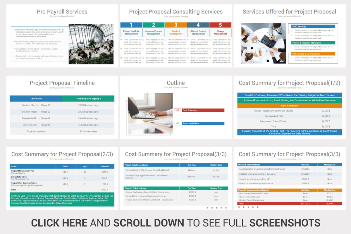 Business Proposal Google Slides, a Presentation Template by OceanArt (Photo 6 of 20)