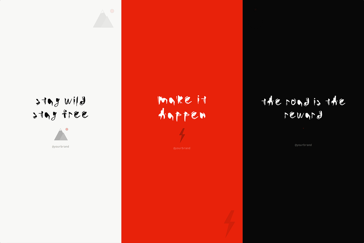 Wildtrace — Handwritten Display Font, a Handwritten Font by Lettra Studio (Photo 11 of 12)
