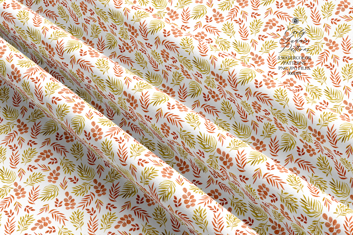 Early Summer Watercolor Patterns, a Pattern Graphic by Webvilla Studio (Photo 8 of 9)