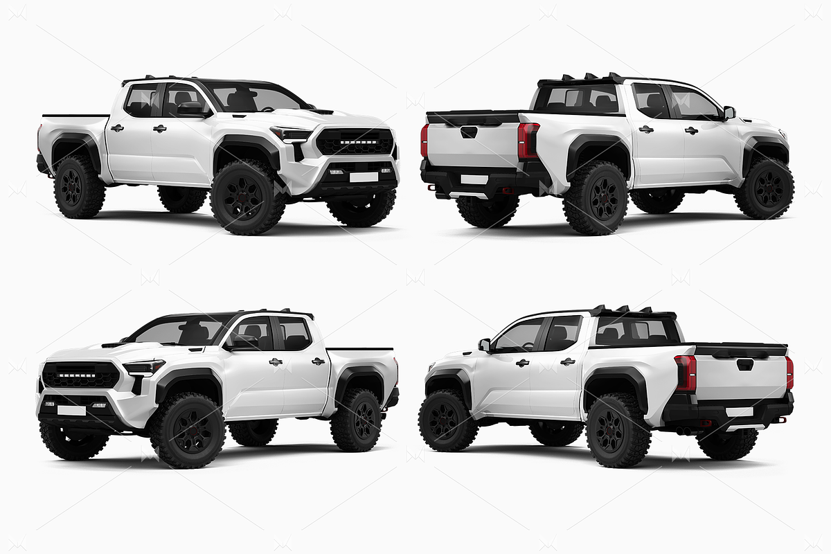 Pickup Truck Mockup 14, a Product Mockup by Mockupix (Photo 11 of 12)