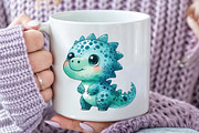 Funny Dinosaur Cute Dinosaurs, an Illustration by CraftArtStudio (Thumbnail 5 of 6)