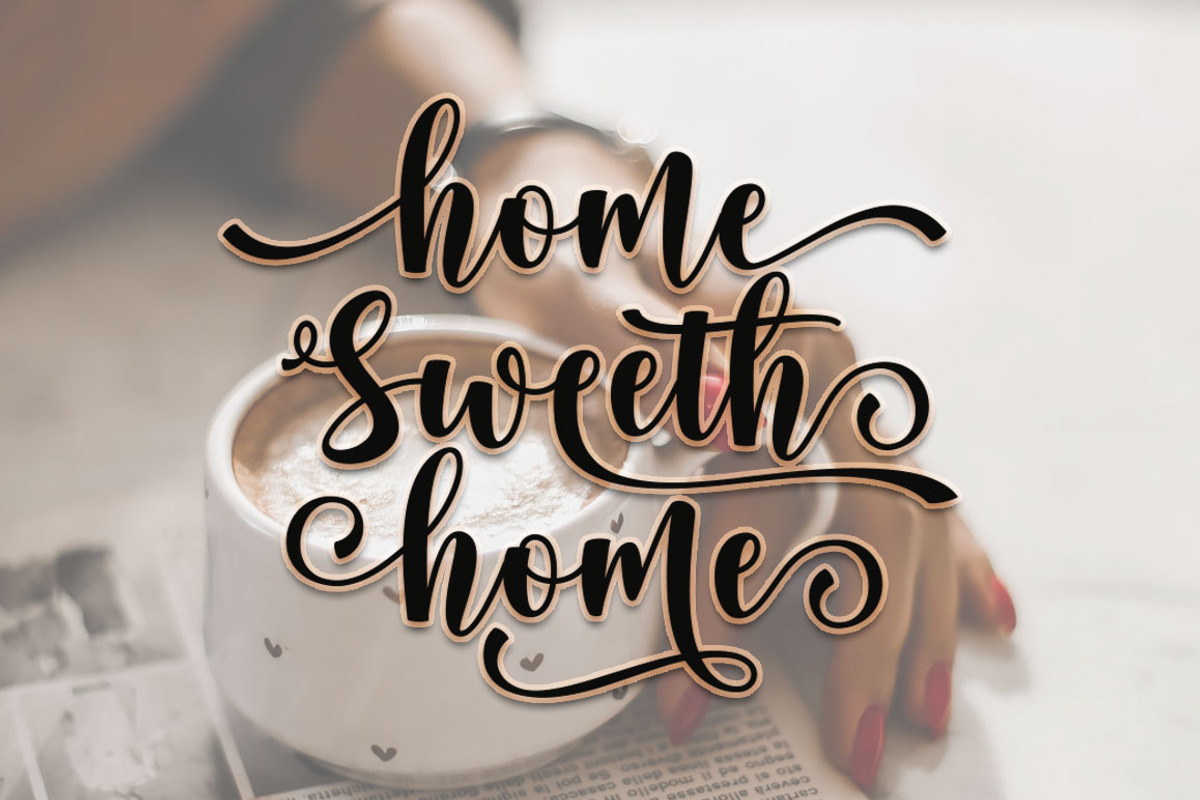 Fenivay Script, a Script Font by Strong.co (Photo 6 of 9)