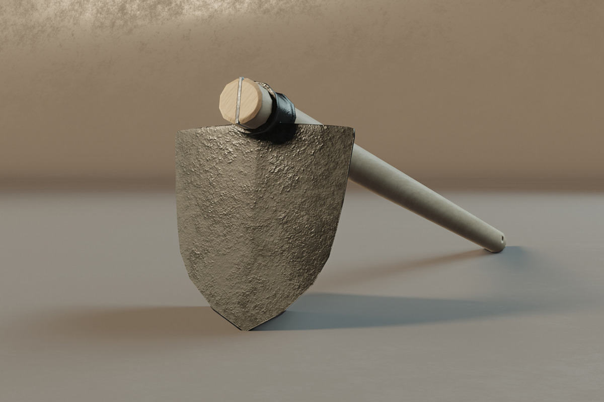 Hoe new, an Object 3D Model by mockupzz (Photo 6 of 7)