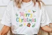 Merry Christmas Sublimation Design, an Illustration by Libby Wishes (Thumbnail 5 of 6)