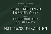 Milenial Serif Typeface, a Serif Font by Alfinart (Thumbnail 6 of 10)