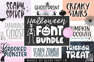 MEGA HALLOWEEN FONT BUNDLE V1