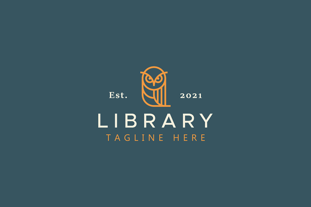 Owl Education & Library Logo, a Branding & Logo Template by Signatoro