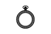 Vintage Pocket Watch SVG Bundle, an Illustration by yasushie (Thumbnail 8 of 31)