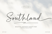 Southland | Modern Calligraphy, a Script Font by MJB Letters (Thumbnail 1 of 10)