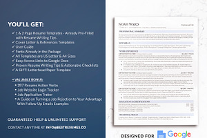 Executive Resume Template Google Doc