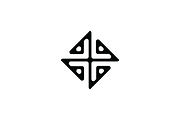 Abstract Directional Point Logo, a Branding & Logo Template by johnkent (Thumbnail 3 of 3)