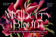 Mulberry Bloom Collection, a Wallpaper Graphic by MindMuse (Thumbnail 1 of 8)