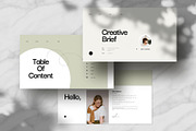 Creative Brief Template, a Presentation Template by White Graphic (Thumbnail 2 of 8)
