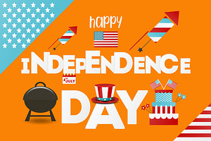 Independence Day Greeting Card