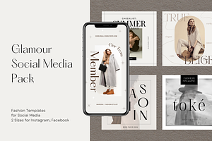 CANVA | Glamour Social Media Pack