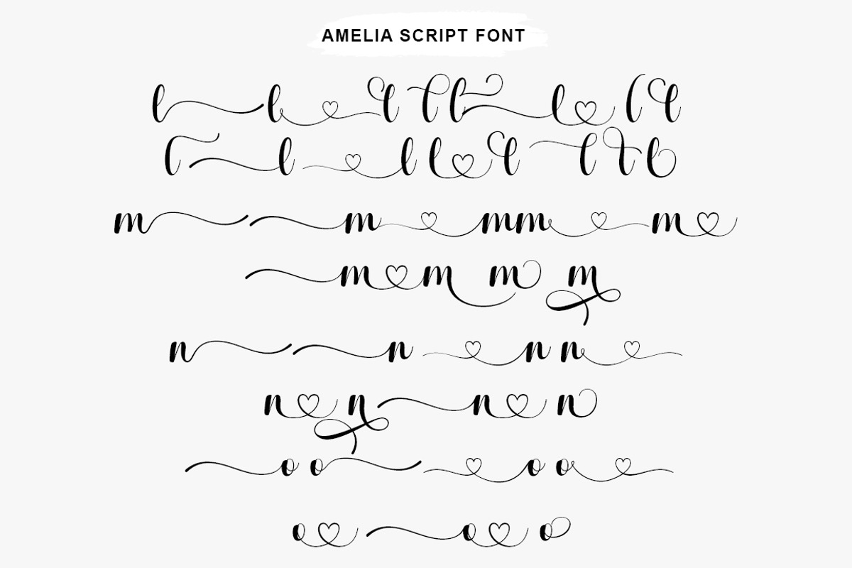 Ameliora - 3 Font, a Script Font by MjStudio31 (Photo 12 of 15)
