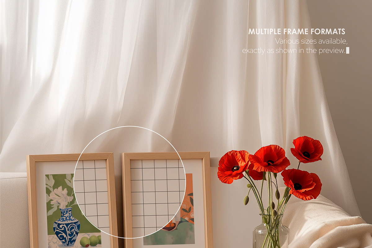 Poppy Muse | Frame mockup set, a Household Mockup by SCHÉRI (Photo 9 of 10)