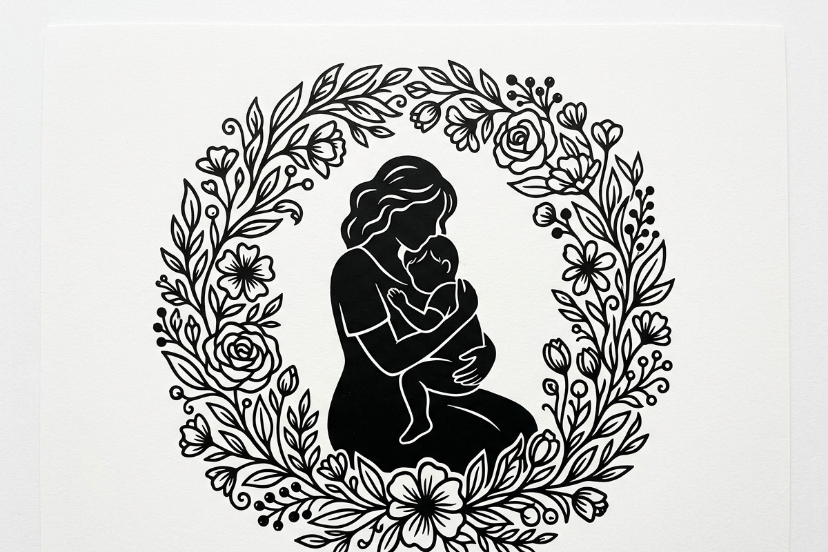 loving mother and children, a Person Illustration by Amazin_art (Photo 12 of 46)