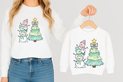 Coquette Christmas Snowman PNG, an Illustration by Libby Wishes (Thumbnail 6 of 8)