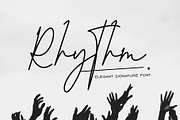 Rhythm - Elegant Signature Font, a Script Font by Artkenza (Thumbnail 1 of 7)