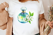 Perfume Scents with flowers Clipart, an Illustration by Canvas Craft (Thumbnail 6 of 8)