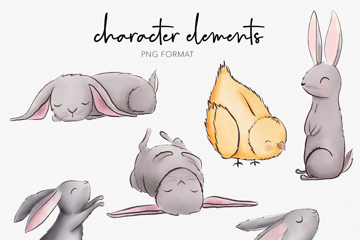Easter Characters | Sweet Spring, a Seasonal Illustration by Wooly Pronto (Photo 3 of 6)