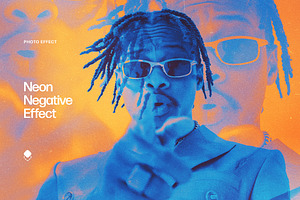 Neon Negative Photo Effect, a Layer Style Add-On by Design Squad
