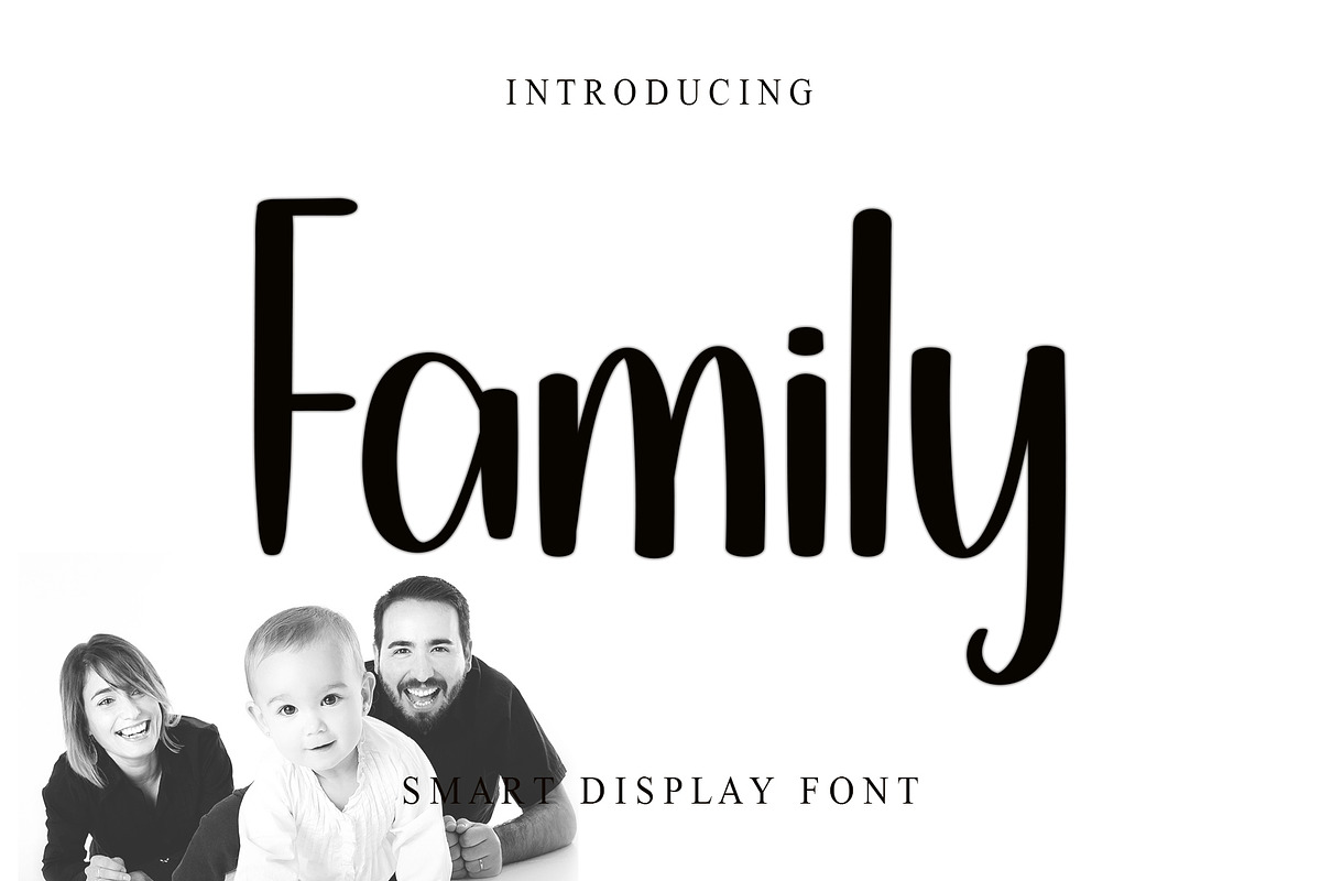 Family, a Handwritten Font by InermediaSTUDIO (Photo 1 of 6)