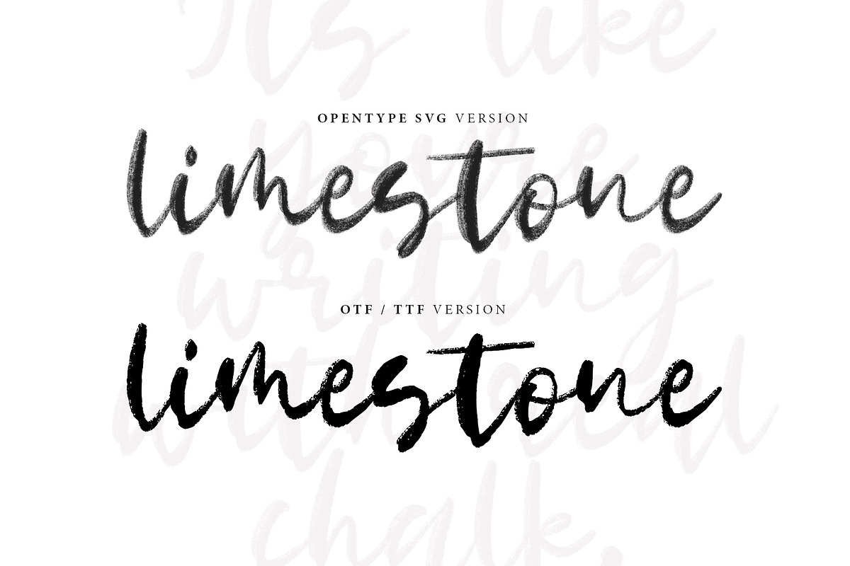 Limestone SVG font preview 8