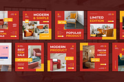 Modern Furniture Instagram Post, a Social Media Template by CavenArt (Thumbnail 5 of 5)