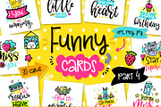 30 Funny Color Cards with Quote, a Card Template by Velliniki (Thumbnail 1 of 5)