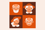 Grandparent's Day. Active old age., a Person Illustration by Renberrry.Store (Thumbnail 10 of 10)