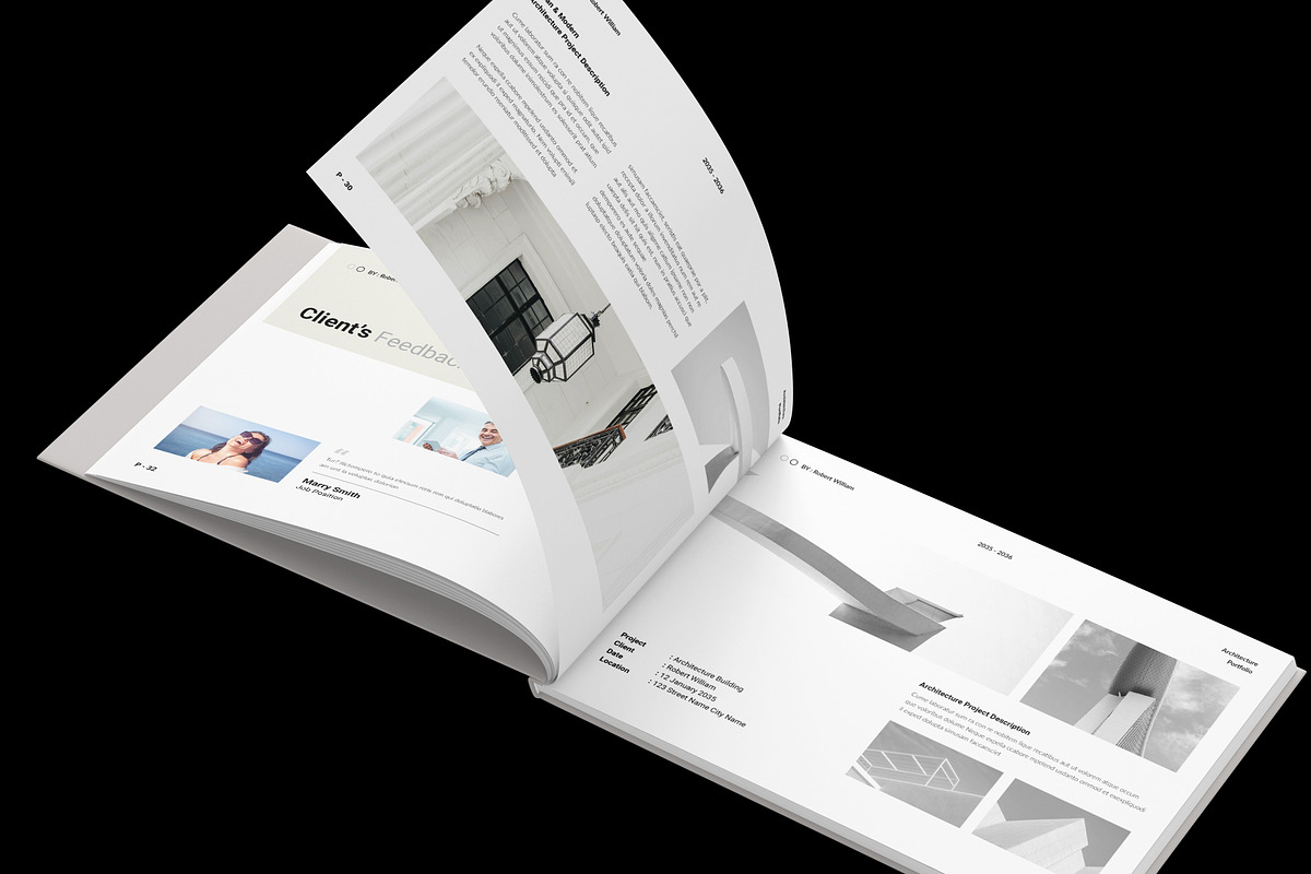 Architecture Portfolio Template, a Brochure Template by NorthPeak (Photo 12 of 17)