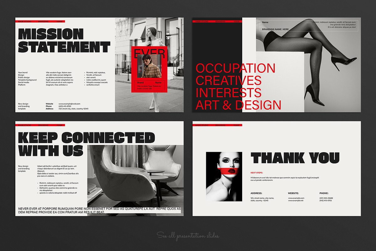 Brand Strategy Presentation Template, a Presentation Template by E-Type (Photo 5 of 5)
