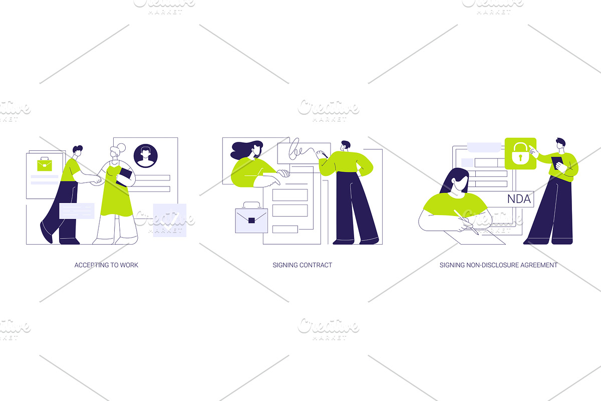Human resources isolated cartoon, a Finance Illustration by Visual Generation