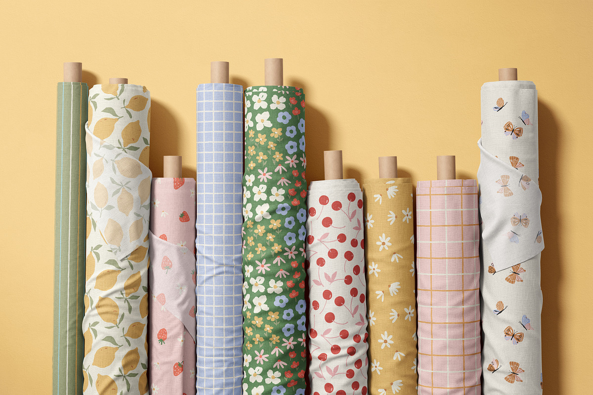 Blooming Summer - Patterns & Flowers, a Pattern Graphic by simpleblues (Photo 2 of 12)
