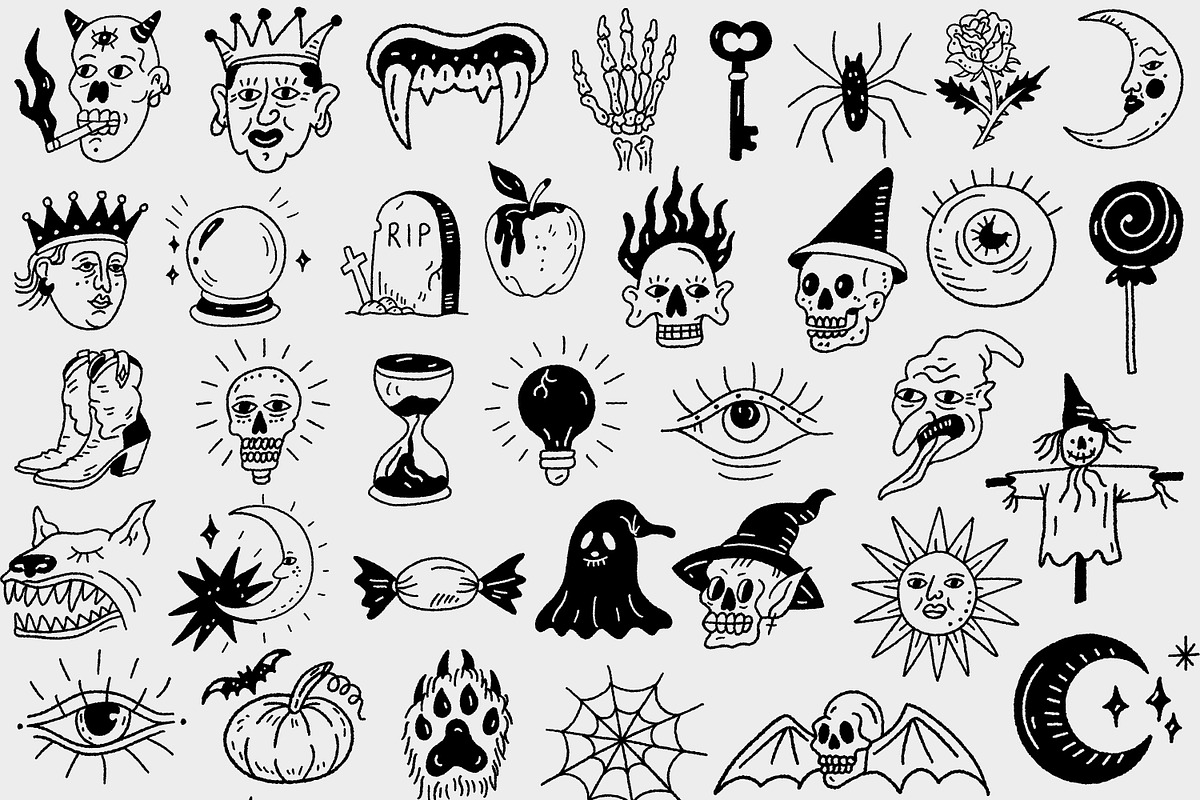 Spooky Magic: 134 Halloween Art, an Object Illustration by Veyla (Photo 9 of 17)