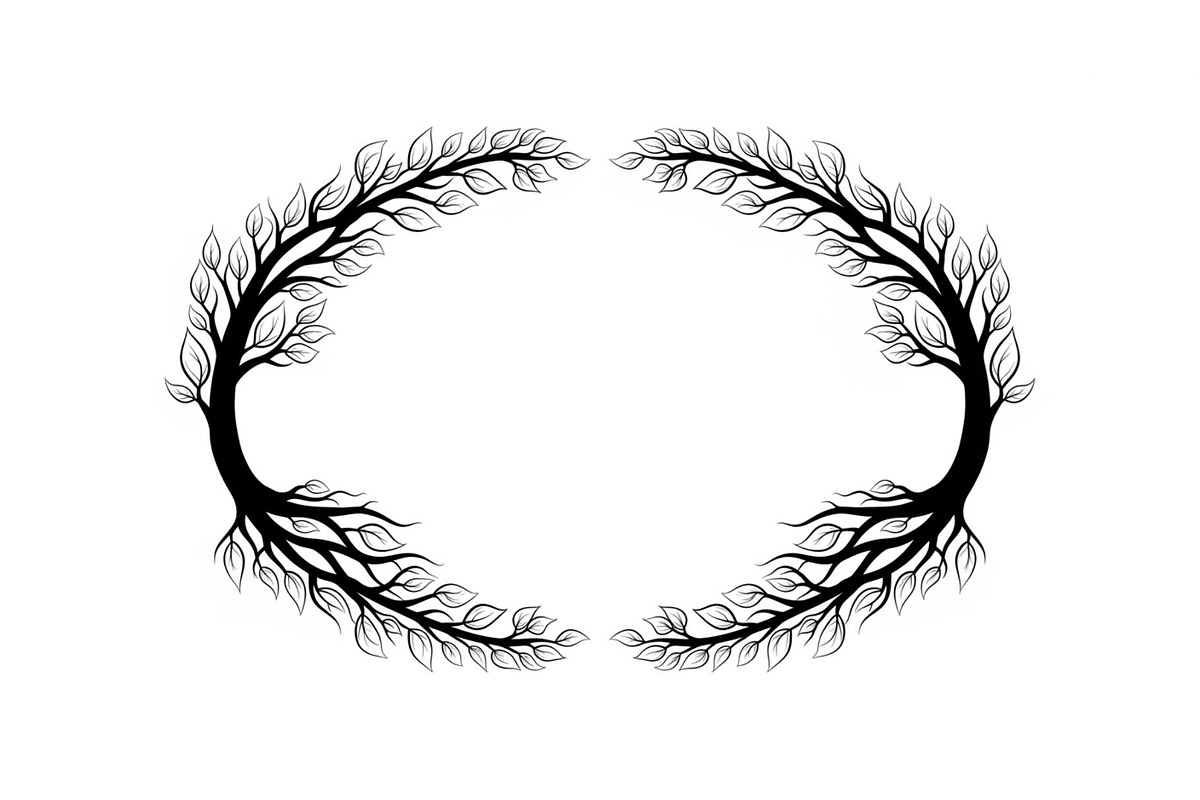Nature Wreath Frame Vector Bundle, an Illustration by jahid234 (Photo 46 of 51)