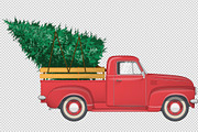 Merry Christmas. Vector Illustration, an Illustration by Crafter (Thumbnail 2 of 3)