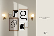 Gallery wall frame psd mockup, a Print Template by DSTUDIO888 (Thumbnail 3 of 4)