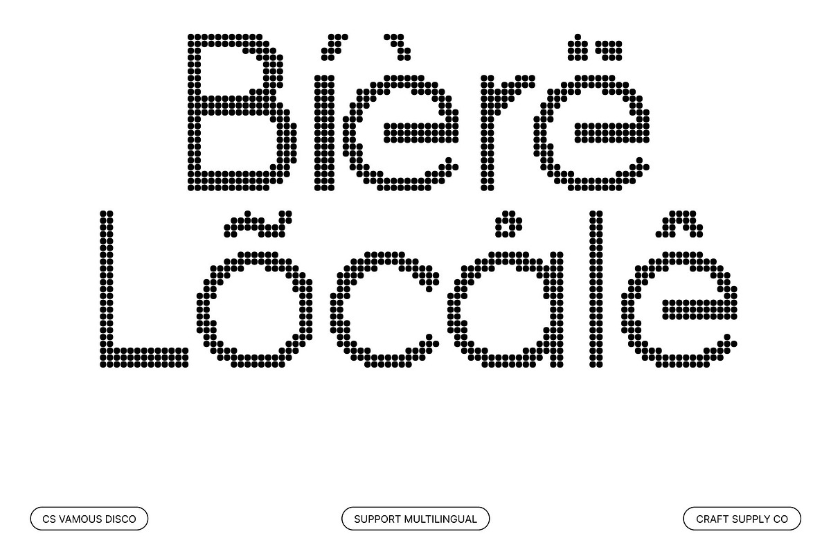 CS Vamous Disco, a Sans Serif Font by Craft Supply Co. (Photo 7 of 8)