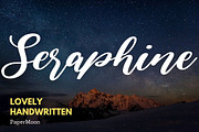 Seraphine Handwritten Script Font, a Handwritten Font by GearShift (Thumbnail 1 of 4)