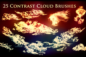 25 Contrast Cloud Brushes